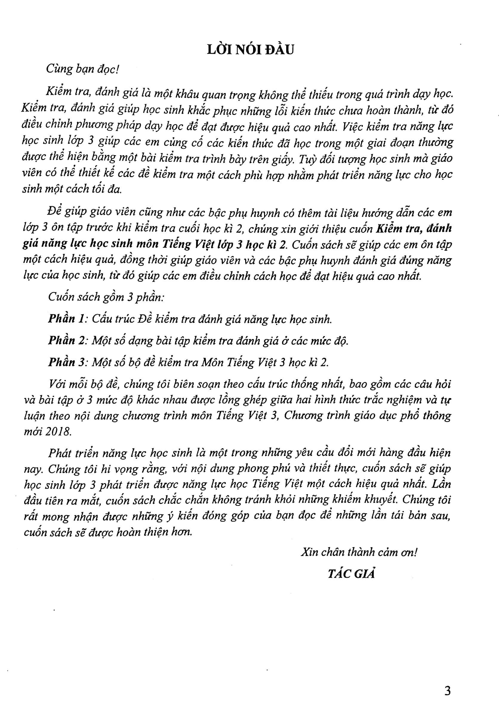 bộ kiểm tra, đánh giá năng lực học sinh lớp 3 - môn tiếng việt - học kì 2 - Ảnh 4
