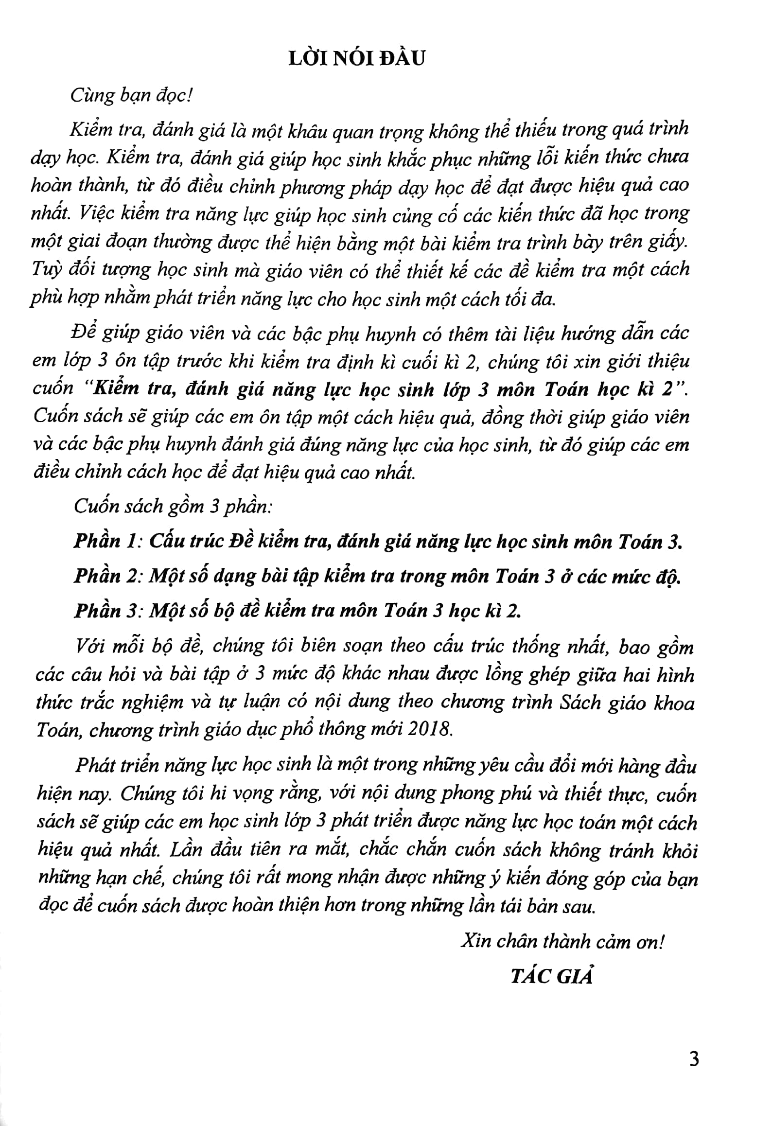 bộ kiểm tra, đánh giá năng lực học sinh lớp 3 môn toán - học kì 2 - Ảnh 3