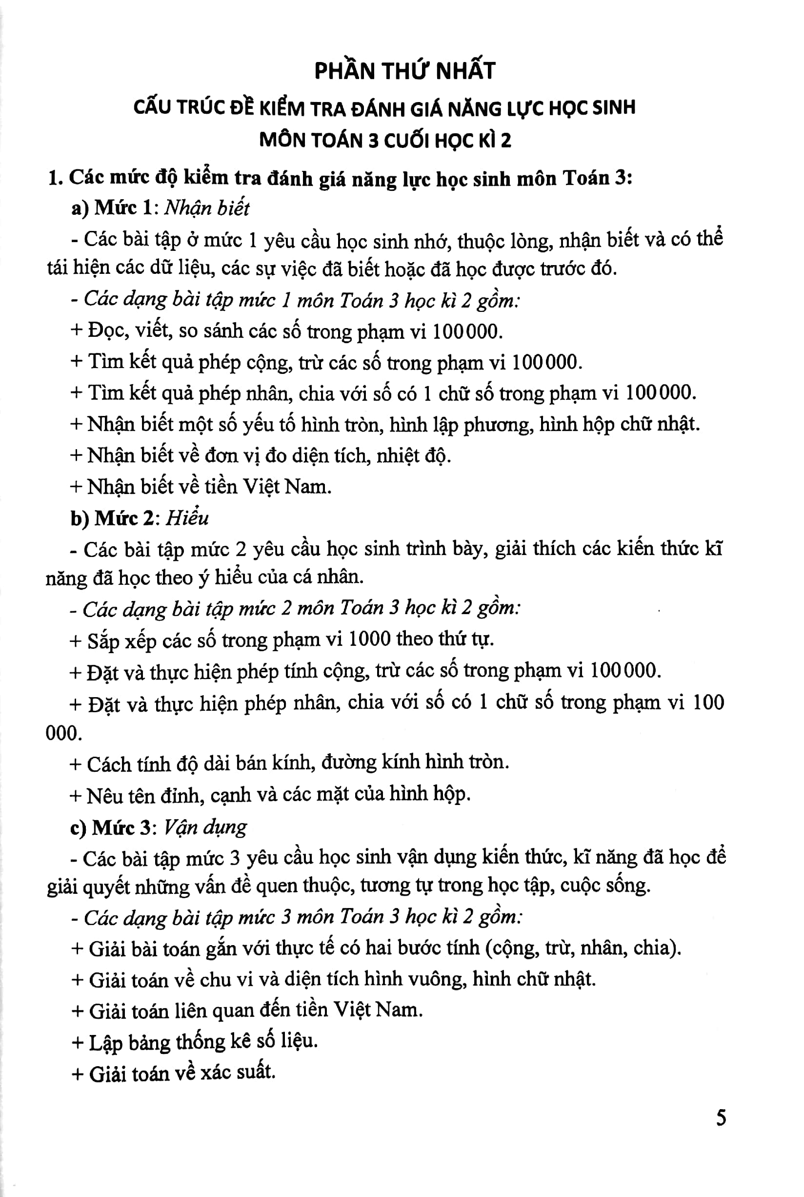 bộ kiểm tra, đánh giá năng lực học sinh lớp 3 môn toán - học kì 2 - Ảnh 5