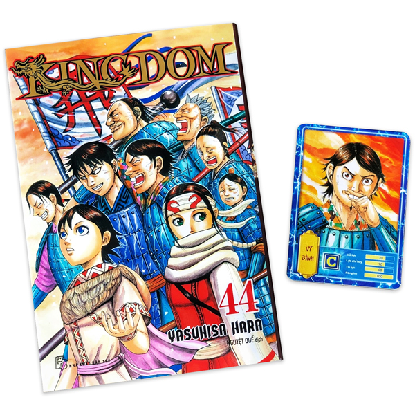 bộ kingdom - tập 44 - tặng kèm thẻ hình nhân vật