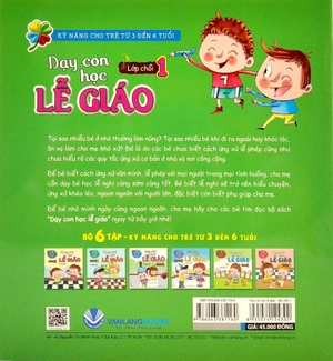 bộ kỹ năng cho trẻ từ 3 đến 6 tuổi - dạy con học lễ giáo - lớp chồi 1 (tái bản) - Ảnh 3