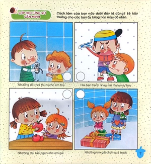 bộ kỹ năng cho trẻ từ 3 đến 6 tuổi - dạy con học lễ giáo - lớp lá 2 (tái bản) - Ảnh 6