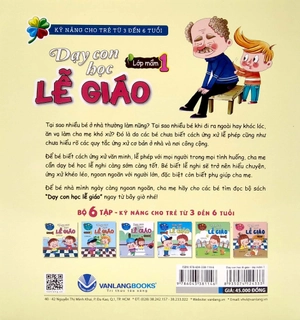 bộ kỹ năng cho trẻ từ 3 đến 6 tuổi - dạy con học lễ giáo - lớp mầm 1 (tái bản) - Ảnh 3