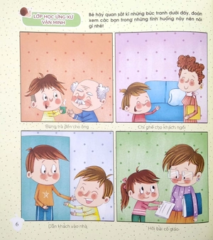 bộ kỹ năng cho trẻ từ 3 đến 6 tuổi - dạy con học lễ giáo - lớp mầm 1 (tái bản) - Ảnh 6