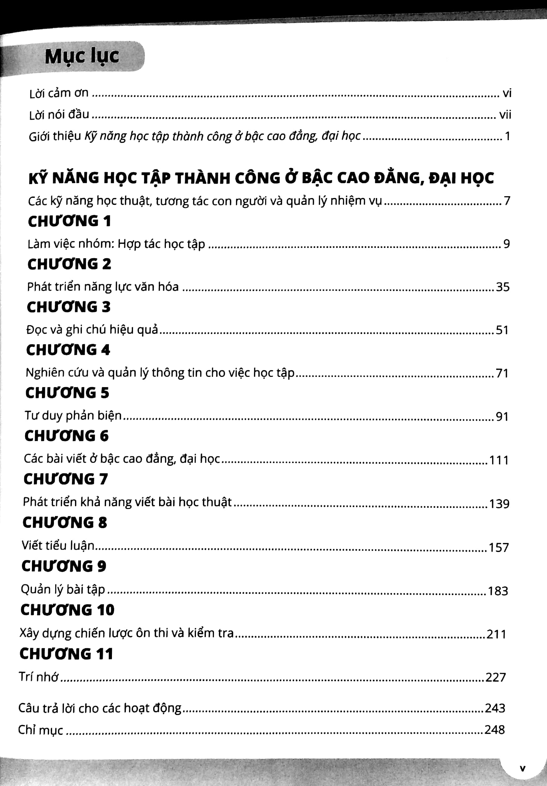 bộ kỹ năng học tập thành công ở bậc cao đẳng, đại học 2: những kỹ năng học thuật - Ảnh 4