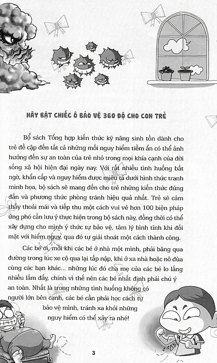 bộ kỹ năng sinh tồn cho trẻ - tập 3: trong nhà chưa chắc đã an toàn đâu nhé (tái bản) - Ảnh 2