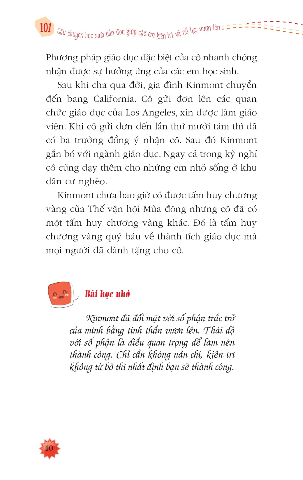 Bộ Kỹ Năng Sống Dành Cho Học Sinh - 101 Câu Chuyện Học Sinh Cần Đọc - Giúp Các Em Kiên Trì Và Nỗ Lực Vươn Lên (Tái Bản 2024) - Ảnh 10