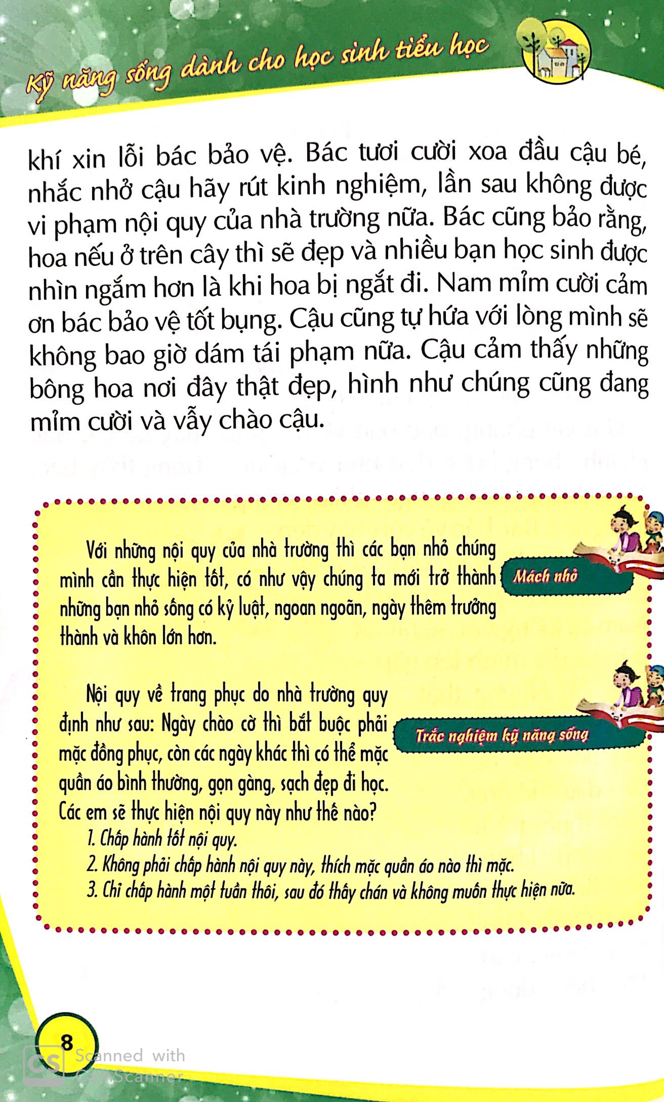 bộ kỹ năng sống dành cho học sinh tiểu học - 50 điều cần thiết cho học sinh tiểu học (tập 1) - Ảnh 6