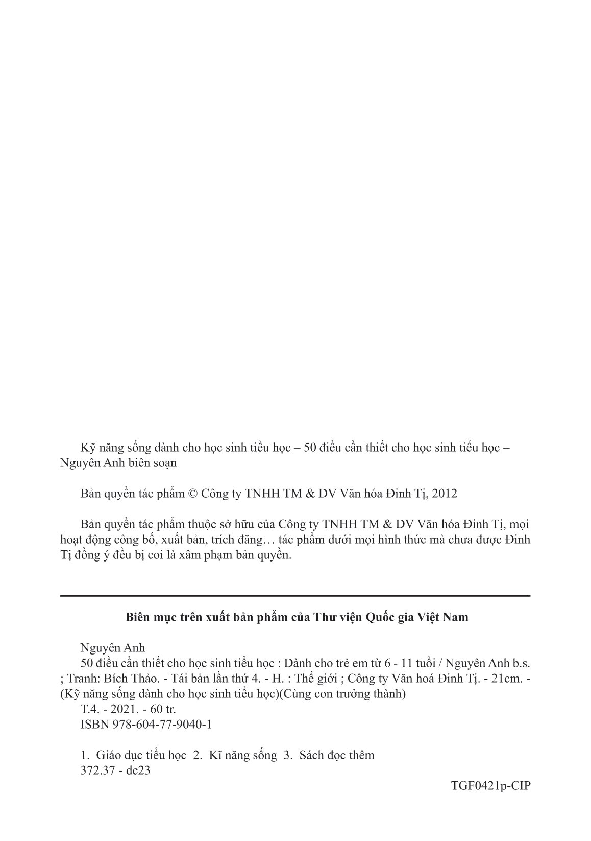 bộ kỹ năng sống dành cho học sinh tiểu học - 50 điều cần thiết cho học sinh tiểu học (tập 4) - Ảnh 3