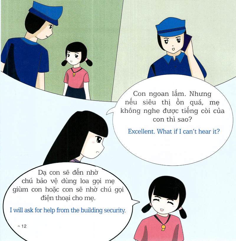 bộ kỹ năng thoát hiểm cho bé yêu - tập 4 - thoát hiểm khi bị lạc bị chó tấn công - escapting from getting lost, dog's attack (tái bản 2019) - Ảnh 8