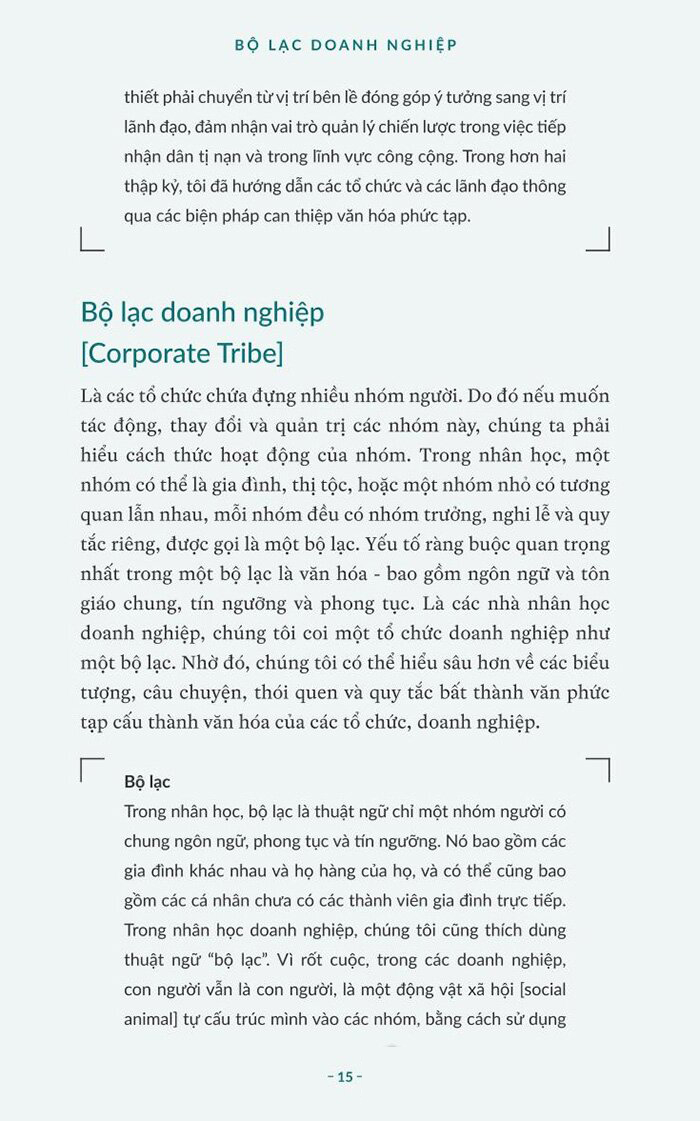 bộ lạc doanh nghiệp - corporate tribe - những bài học nhân học áp dụng cho doanh nghiệp - Ảnh 12
