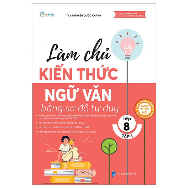 bộ làm chủ kiến thức ngữ văn bằng sơ đồ tư duy lớp 8 - tập 1 (theo chương trình của bộ sách kết nối tri thức với cuộc sống)