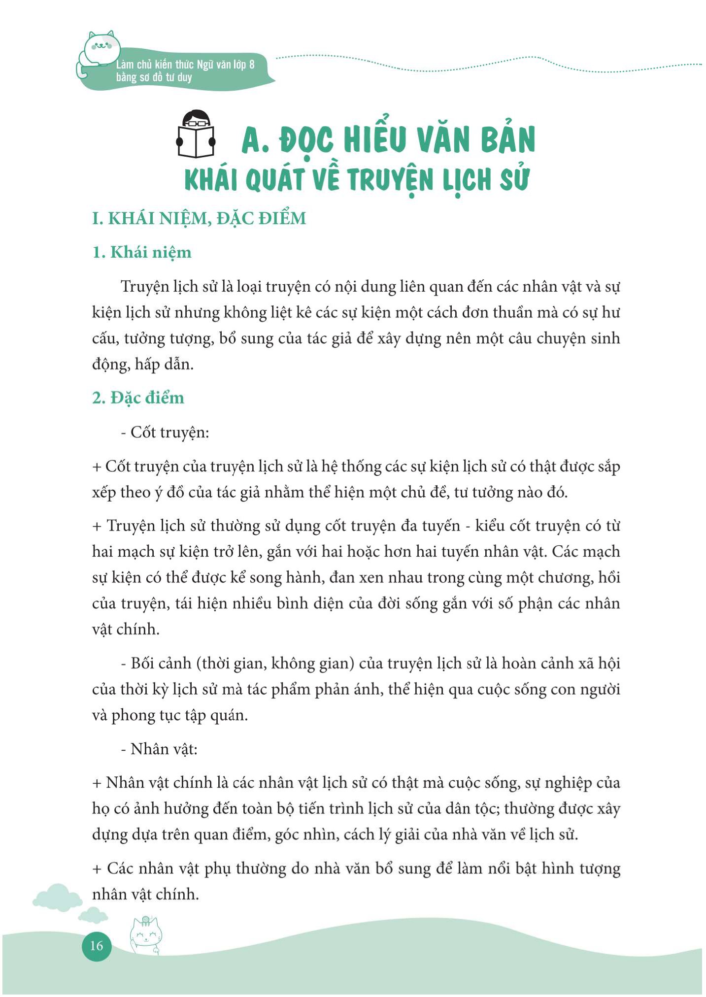 bộ làm chủ kiến thức ngữ văn bằng sơ đồ tư duy lớp 8 - tập 1 (theo chương trình của bộ sách kết nối tri thức với cuộc sống) - Ảnh 13