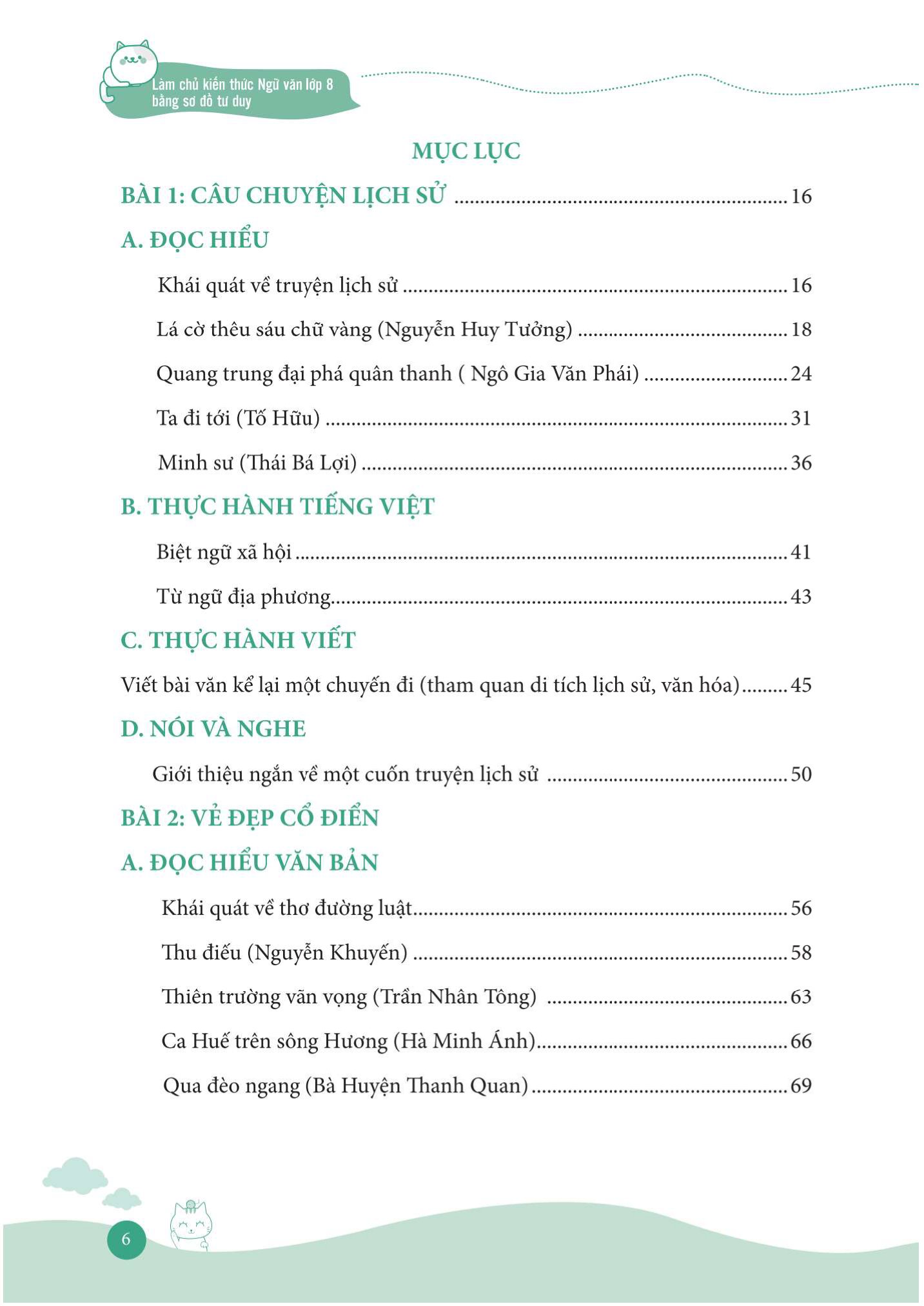 bộ làm chủ kiến thức ngữ văn bằng sơ đồ tư duy lớp 8 - tập 1 (theo chương trình của bộ sách kết nối tri thức với cuộc sống) - Ảnh 7