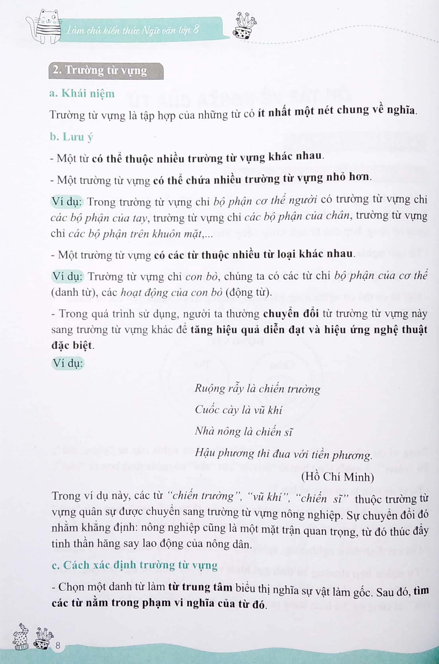 bộ làm chủ kiến thức ngữ văn lớp 8 - phần 2: tiếng việt - tập làm văn - Ảnh 5