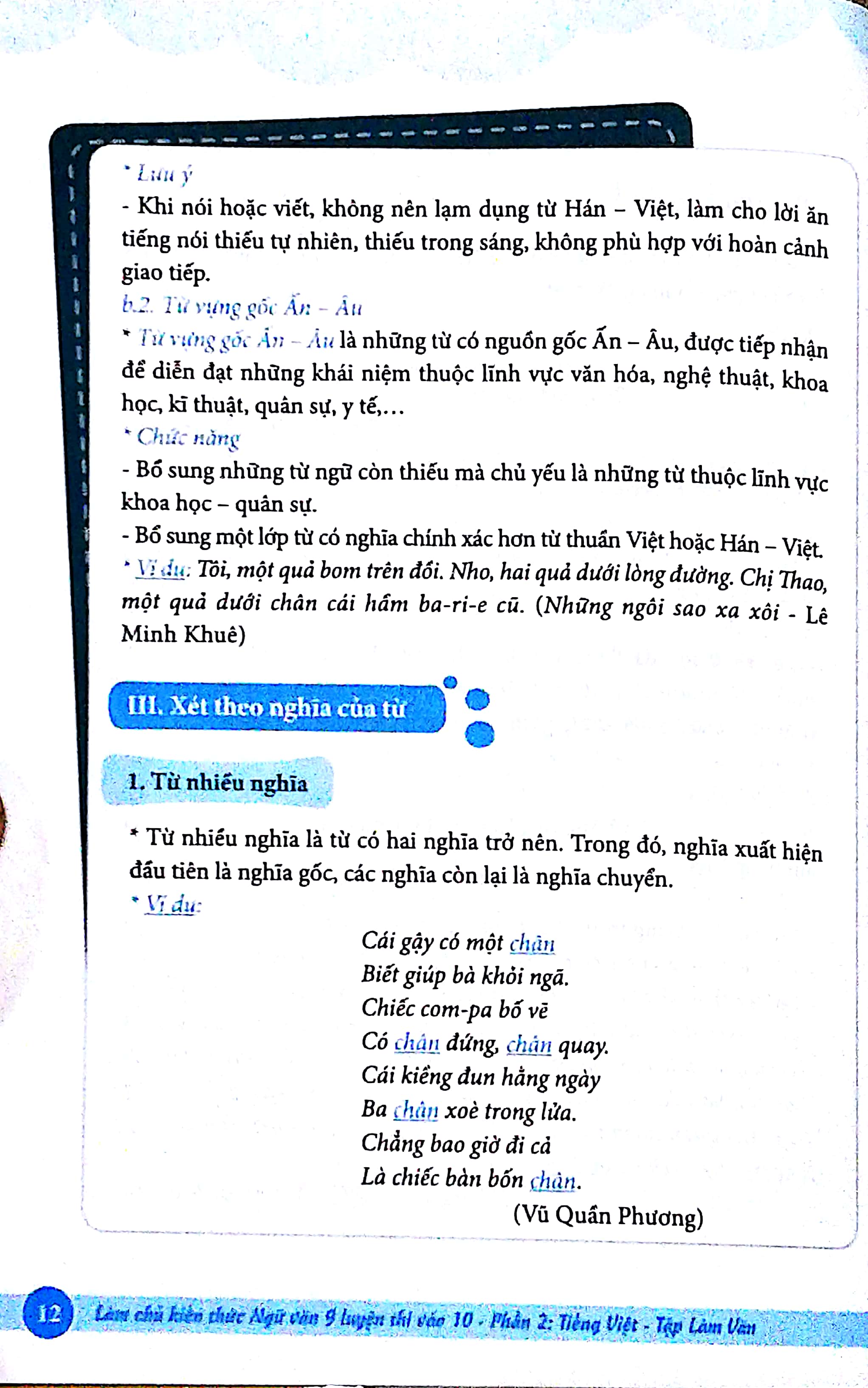 bộ làm chủ kiến thức ngữ văn lớp 9 luyện thi vào 10 - phần 2: tiếng việt - tập làm văn (tái bản 2018) - Ảnh 7