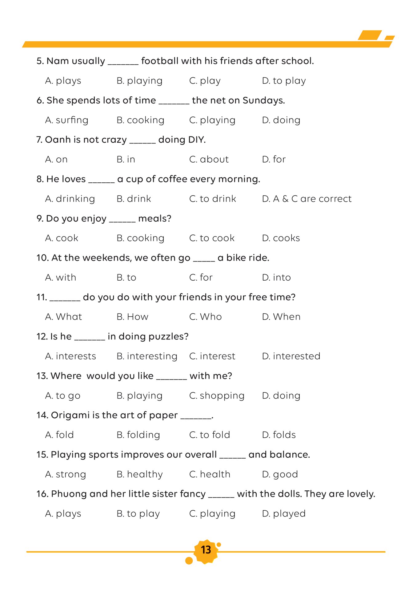 bộ làm chủ kiến thức tiếng anh bằng sơ đồ tư duy lớp 8 - tập 1 - Ảnh 12