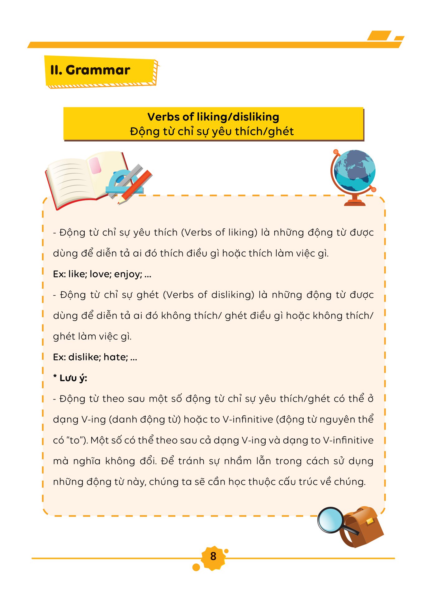 bộ làm chủ kiến thức tiếng anh bằng sơ đồ tư duy lớp 8 - tập 1 - Ảnh 8