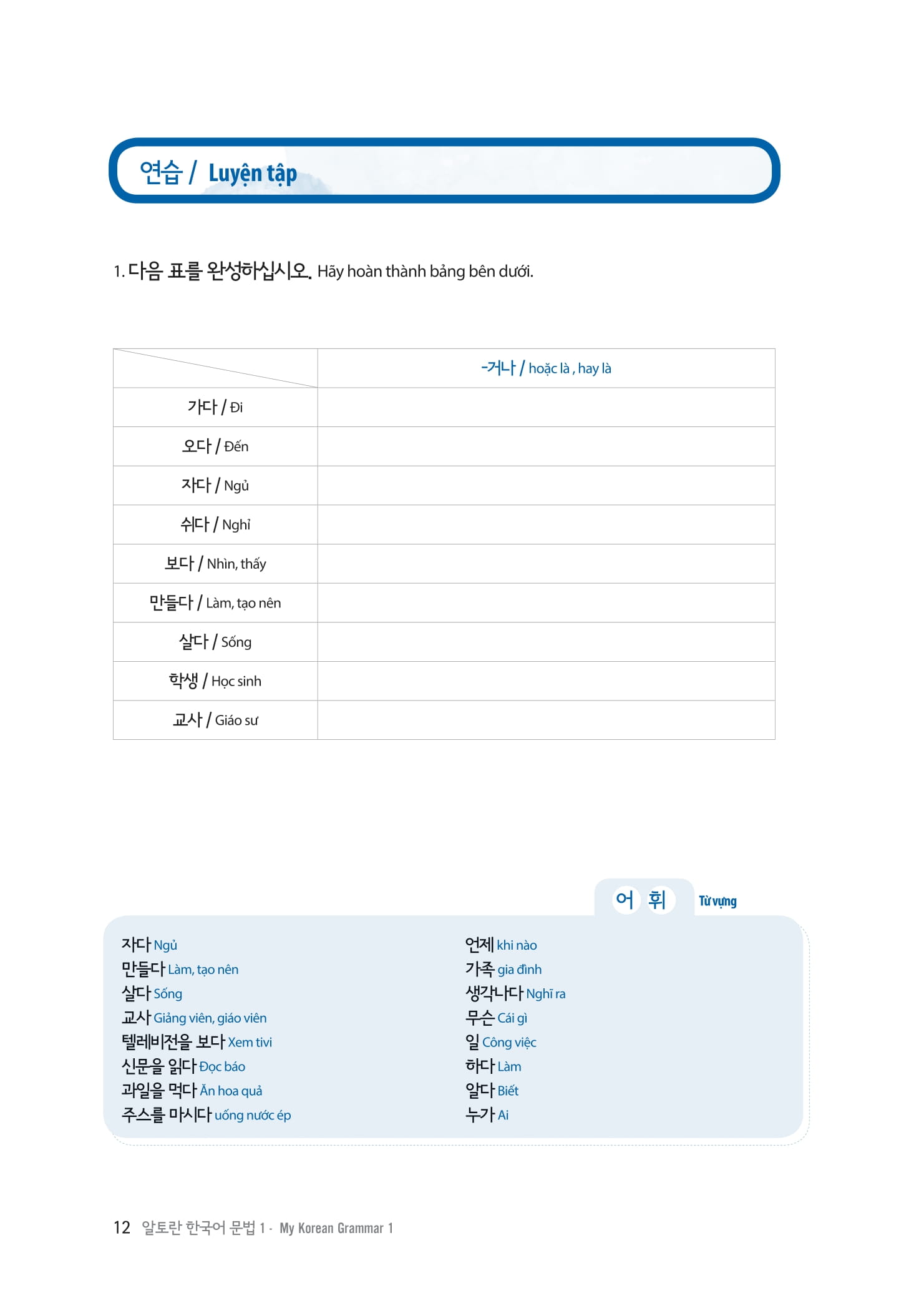 bộ làm chủ ngữ pháp tiếng hàn - dành cho người bắt đầu - Ảnh 4