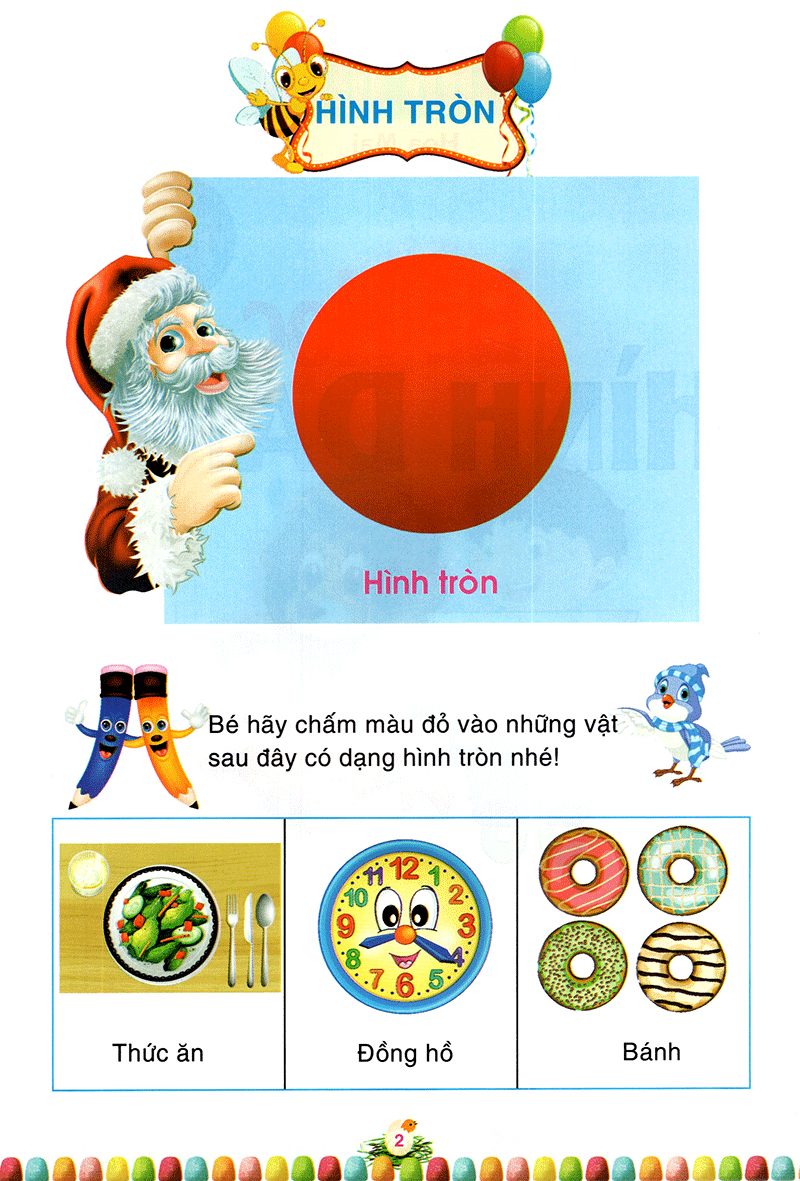 bộ làm quen môn toán bé học tập 5: hình dạng - Ảnh 3