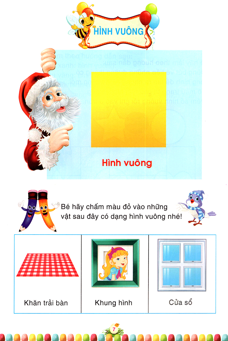 bộ làm quen môn toán bé học tập 5: hình dạng - Ảnh 8