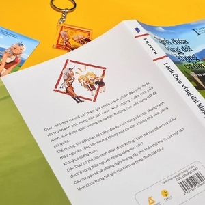 bộ lãnh chúa vùng đất không cư dân - thiếu nữ sừng xanh - tập 1 - bản đặc biệt - tặng kèm bookmark + móc khóa - Ảnh 6