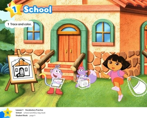 bộ learn english with dora the explorer: level 1: activity book - Ảnh 3