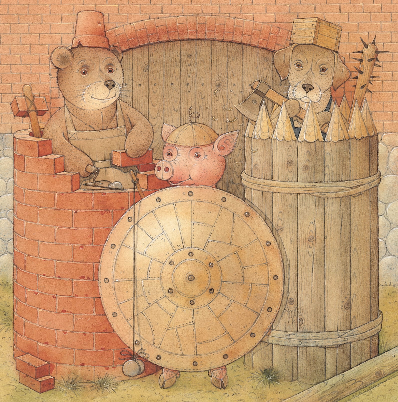 bộ learn english with fables 3- học tiếng anh qua truyện ngụ ngôn - tập 3 - the three businessmen - ba chàng thương nhân - Ảnh 3