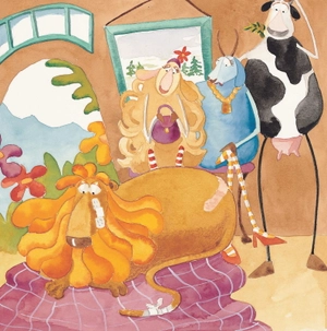 bộ learn english with fables 4 - học tiếng anh qua truyện ngụ ngôn - tập 4 - the lion, the fox, and the beasts - sư tử, cáo và muôn loài - Ảnh 3