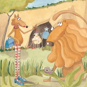 bộ learn english with fables 4 - học tiếng anh qua truyện ngụ ngôn - tập 4 - the lion, the fox, and the beasts - sư tử, cáo và muôn loài - Ảnh 5