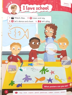 bộ learn with us: level 1: class book - Ảnh 8