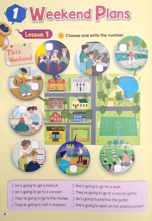 bộ let's smile 6 workbook - Ảnh 4