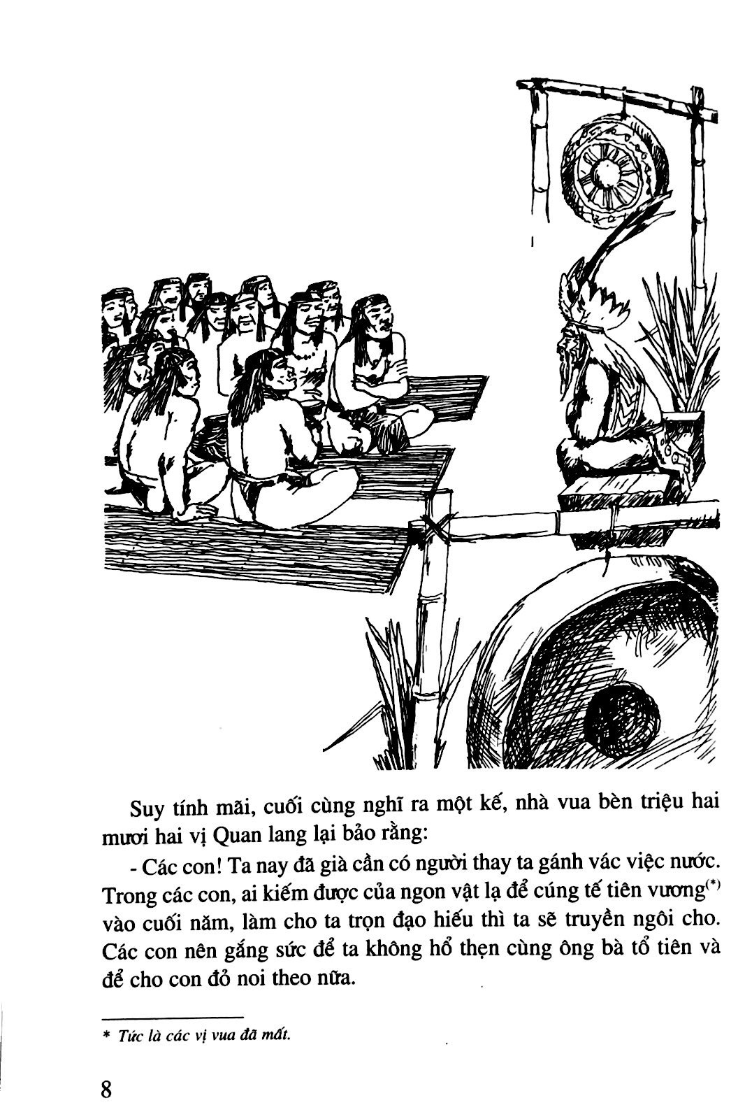 bộ lịch sử việt nam bằng tranh 03 - huyền sử đời hùng: bánh chưng bánh giầy, trầu cau, quả dưa đỏ (tái bản) - Ảnh 5