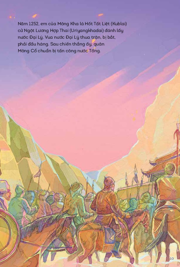 Bộ Lịch Sử Việt Nam Bằng Tranh - Chiến Thắng Quân Mông Lần 1 - Bản Màu - Ảnh 6