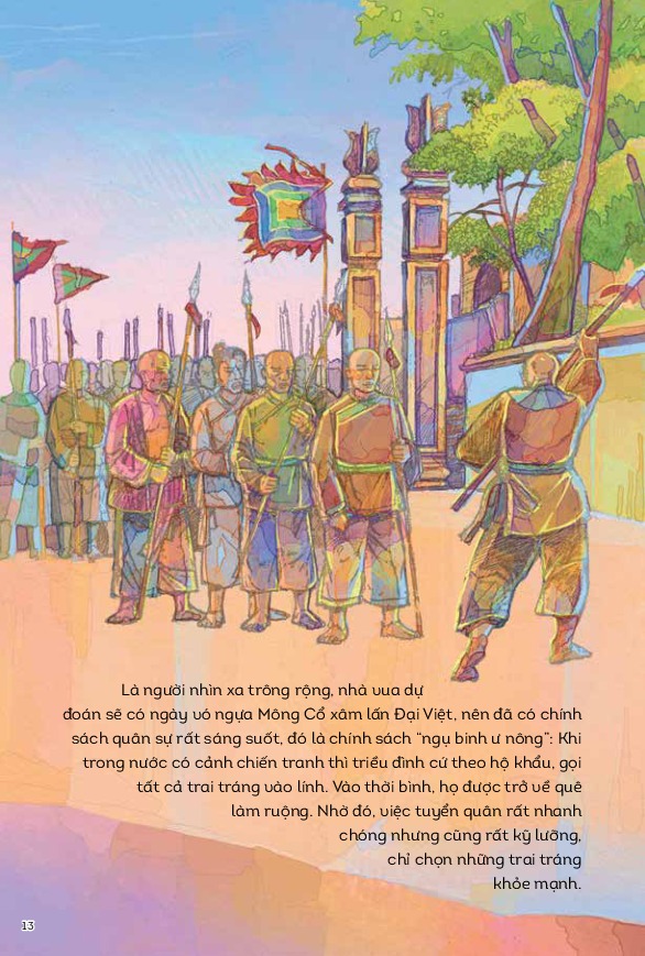 Bộ Lịch Sử Việt Nam Bằng Tranh - Chiến Thắng Quân Mông Lần 1 - Bản Màu - Ảnh 9