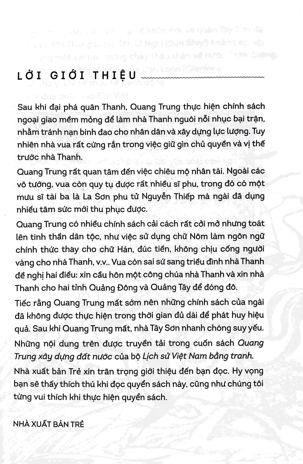 bộ lịch sử việt nam bằng tranh - tập 56 - quang trung xây dựng đất nước - Ảnh 3