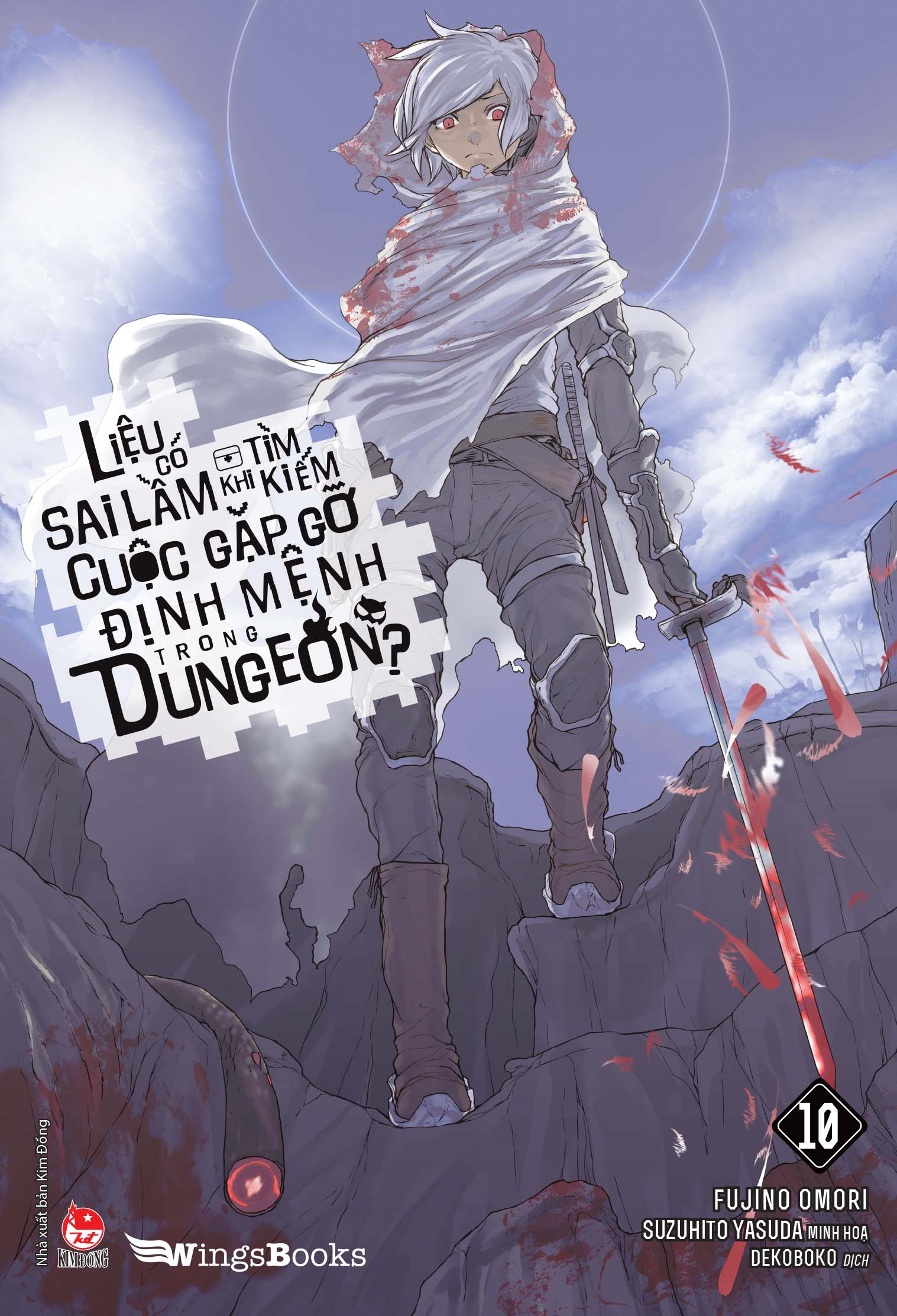 bộ liệu có sai lầm khi tìm kiếm cuộc gặp gỡ định mệnh trong dungeon - tập 10 - tặng kèm bookmark - Ảnh 3