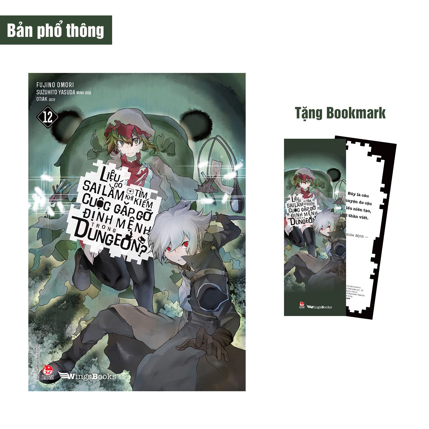 bộ liệu có sai lầm khi tìm kiếm cuộc gặp gỡ định mệnh trong dungeon - tập 12 - tặng kèm bookmark - Ảnh 2