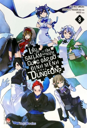 bộ liệu có sai lầm khi tìm kiếm cuộc gặp gỡ định mệnh trong dungeon - tập 8 - bản giới hạn - tặng kèm bookmark + bìa áo - Ảnh 3