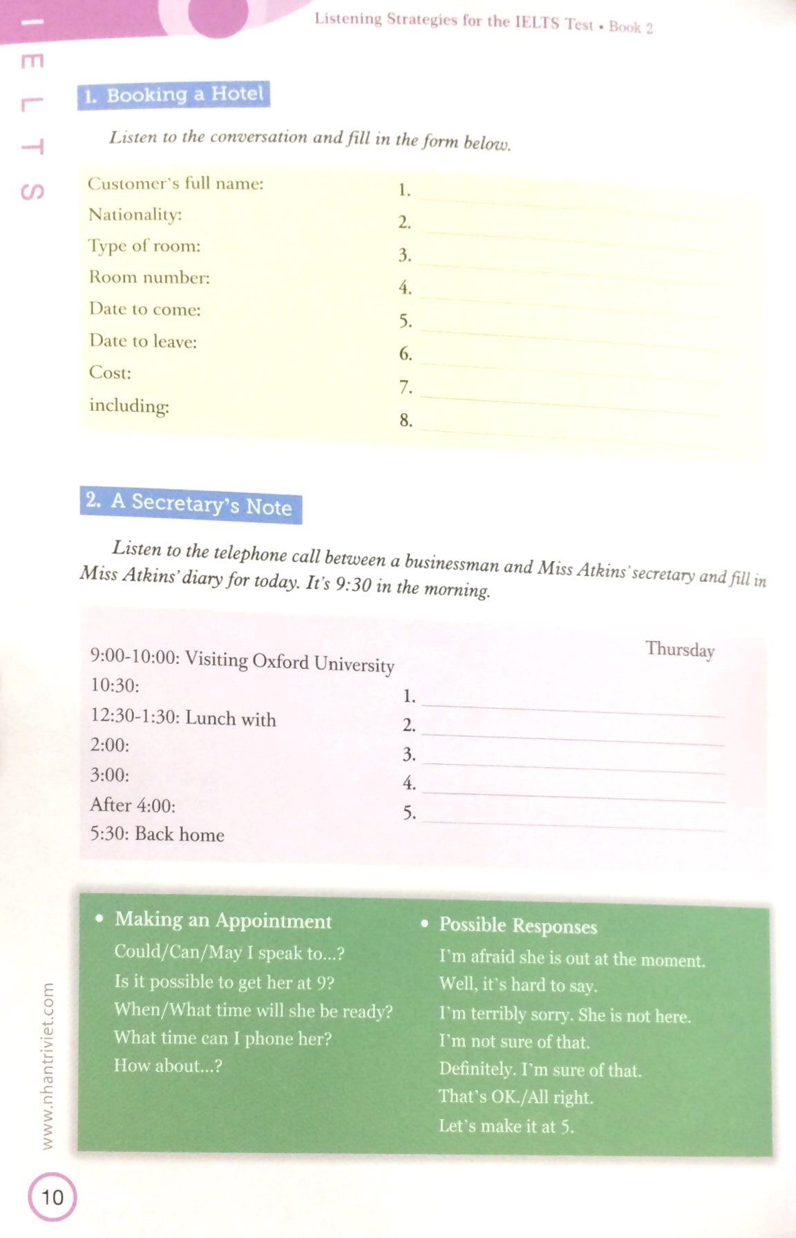 bộ listening strategies for the ielts test - book 2 - Ảnh 5