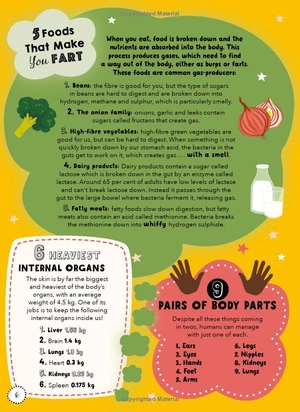 bộ lists for curious kids: human body: 205 fun, fascinating and fact-filled lists - Ảnh 6