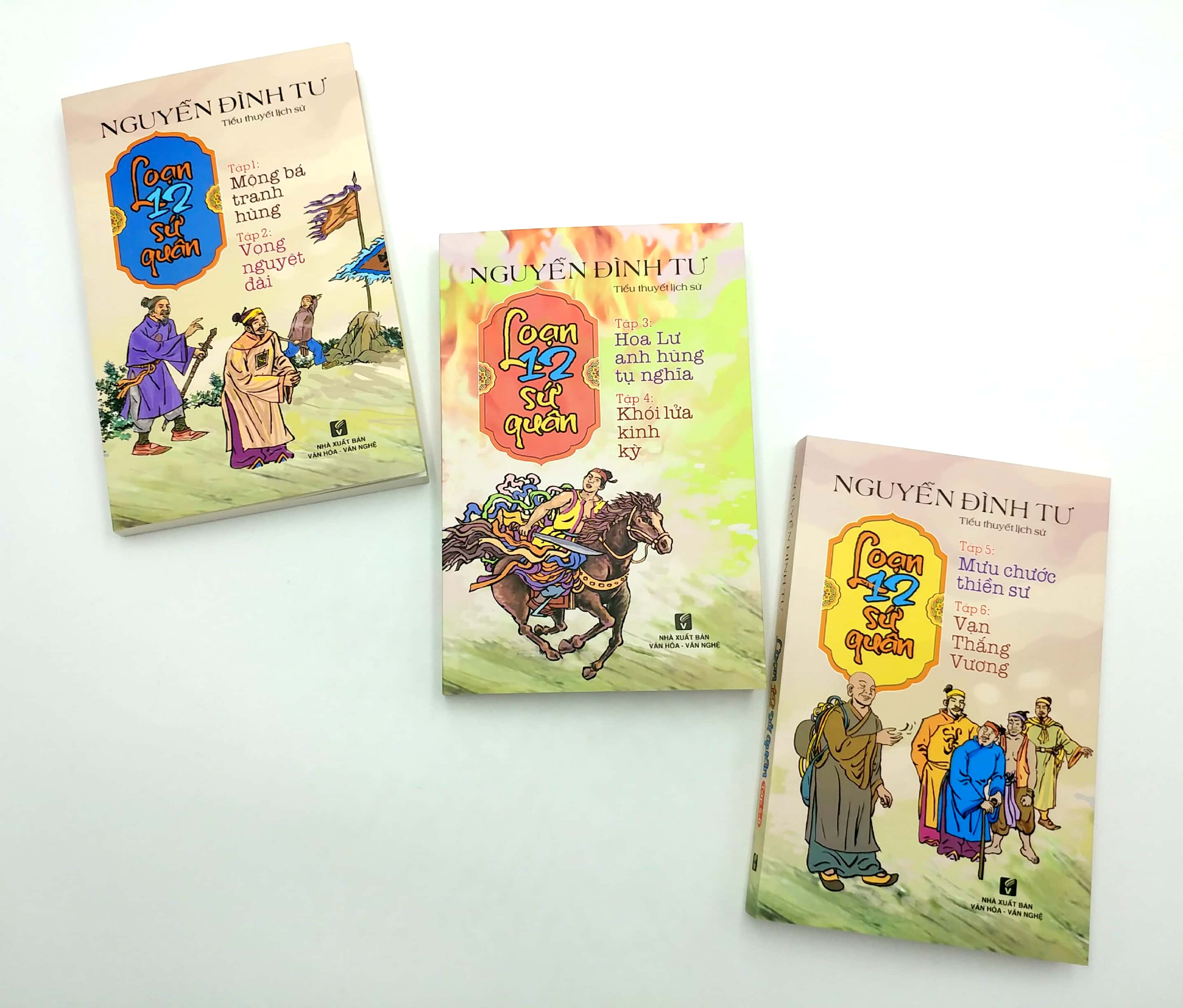 bộ loạn 12 sứ quân - tập 1: mộng bá tranh hùng + tập 2: vọng nguyệt đài (1 cuốn) - Ảnh 4