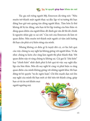bộ lời nhắn nhủ từ carnegie dành cho thanh thiếu niên - 34 bí quyết giúp bạn khéo ăn nói (tái bản) - Ảnh 16
