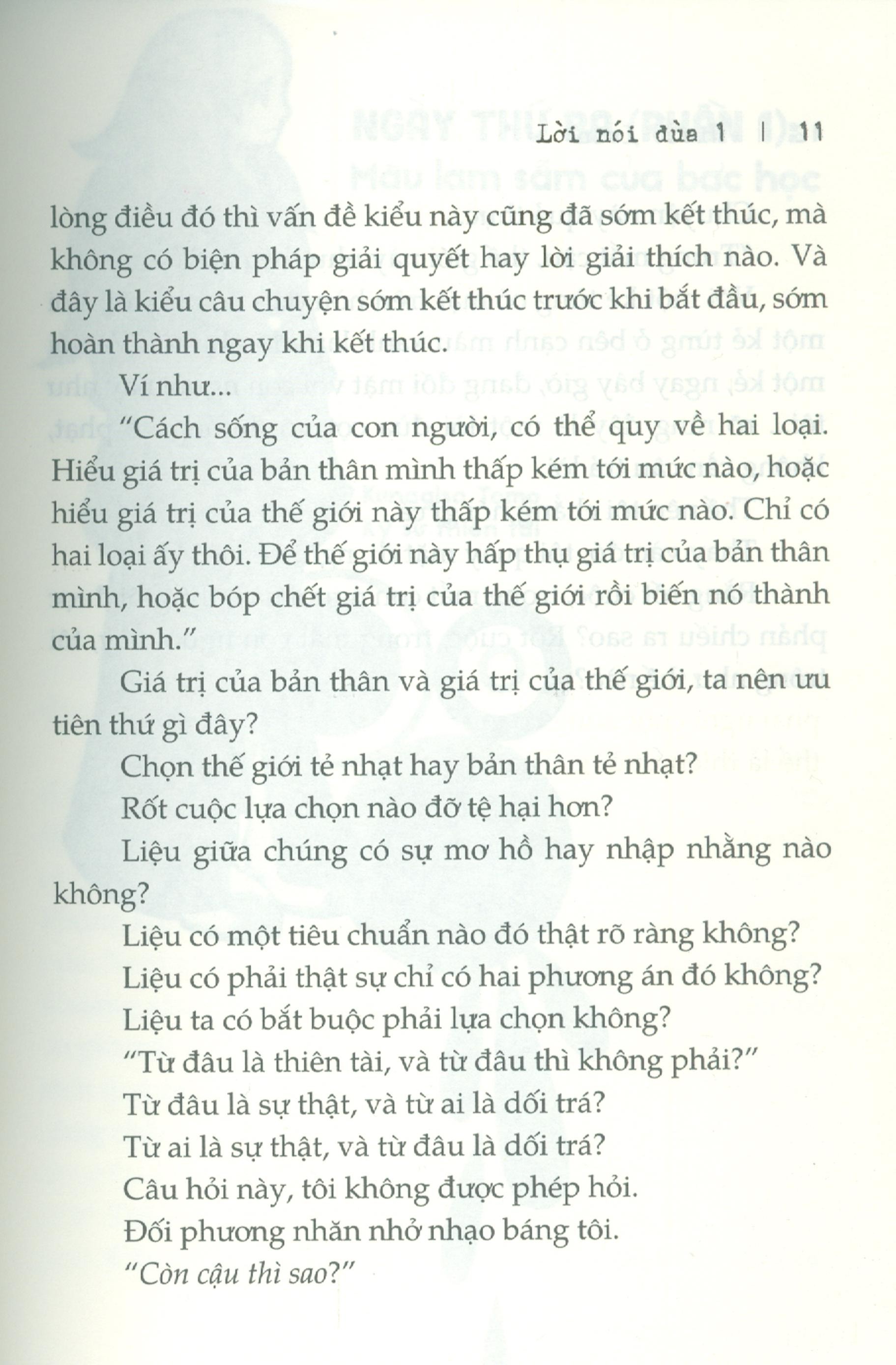 bộ lời nói đùa 1: vòng xoáy chặt đầu - bác học màu lam và kẻ thích bông đùa - Ảnh 7