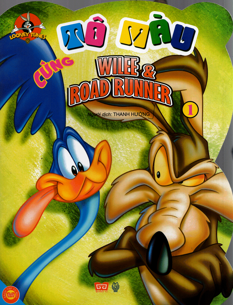 bộ looney tunes - tô màu cùng wilee & road runnner (tập 1) - Ảnh 2