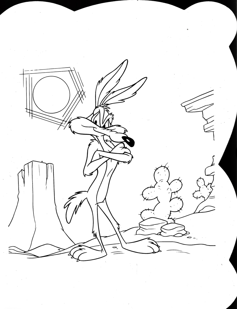 bộ looney tunes - tô màu cùng wilee & road runnner (tập 1) - Ảnh 3
