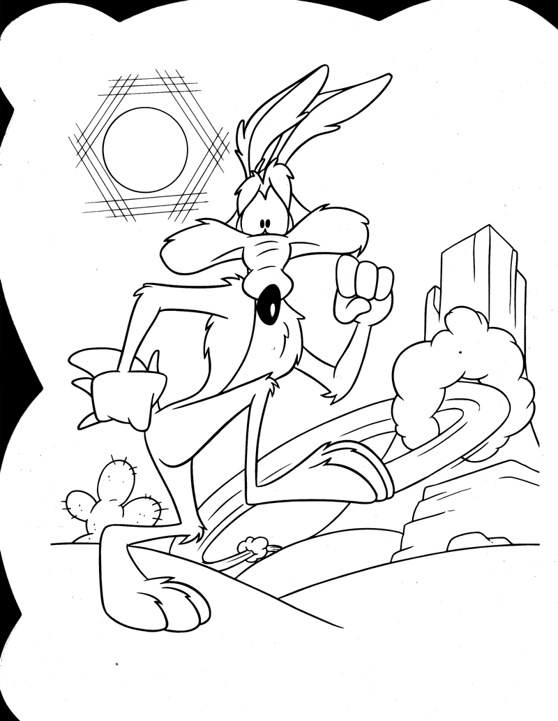 bộ looney tunes - tô màu cùng wilee & road runnner (tập 1) - Ảnh 6
