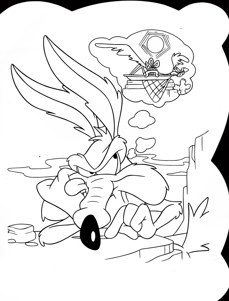 bộ looney tunes - tô màu cùng wilee & road runnner (tập 1) - Ảnh 7