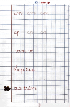 bộ lớp 1 thân yêu - bé luyện viết - tập 2 - Ảnh 3