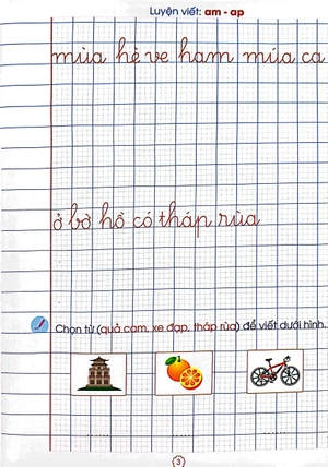 bộ lớp 1 thân yêu - bé luyện viết - tập 2 - Ảnh 4